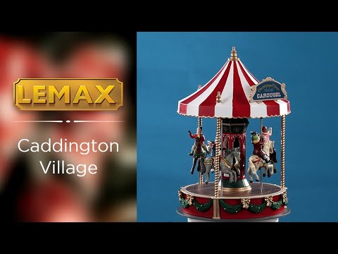 LEMAX Christmas Cheer Carousel, Battery Operated (4.5V) #14821